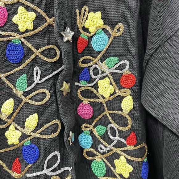 Not So Ugly Christmas Sweater Berek2 L Tree Ornaments Star - Picture 6 of 11